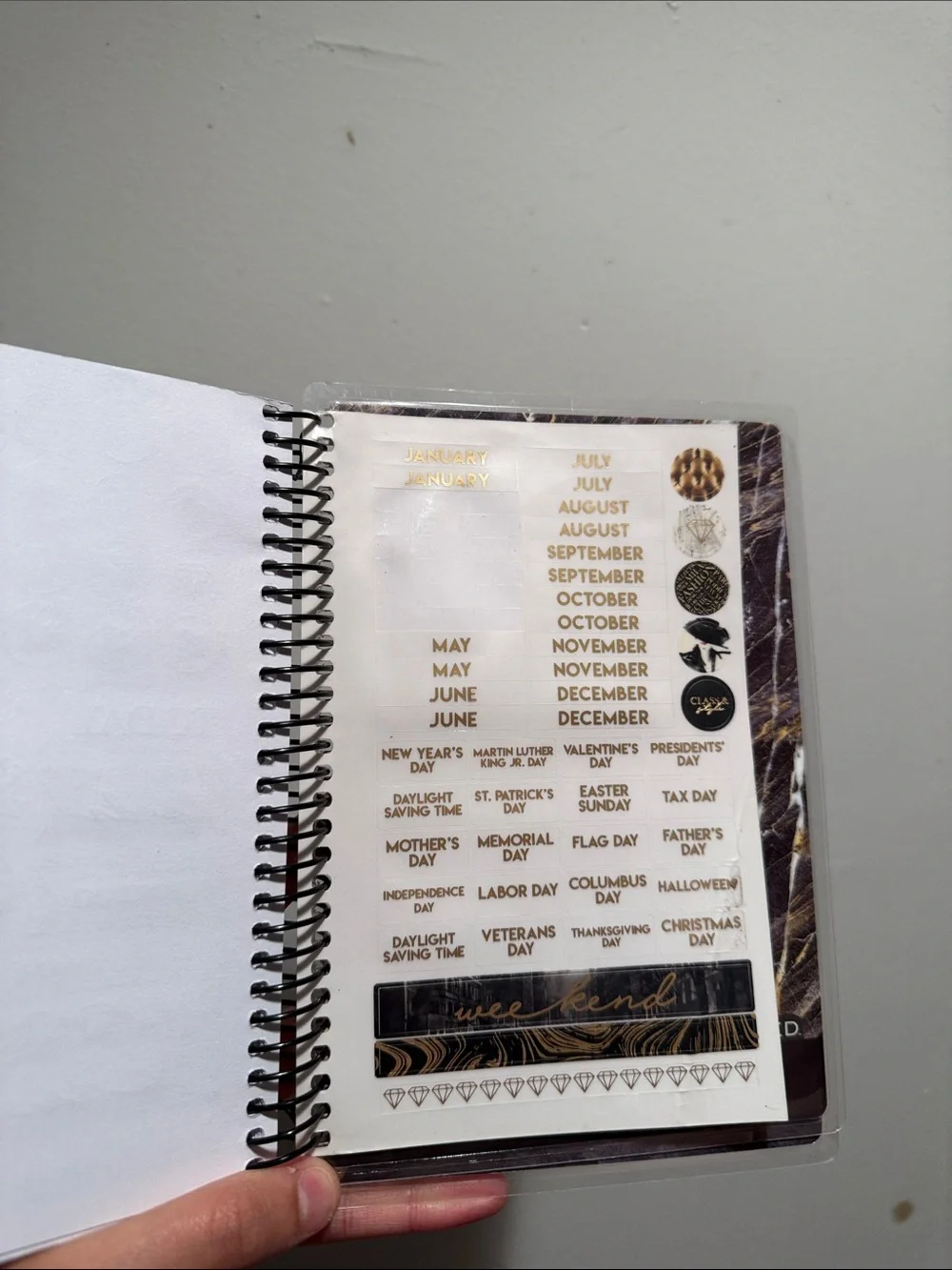 Geometric Spiral Notebook - 